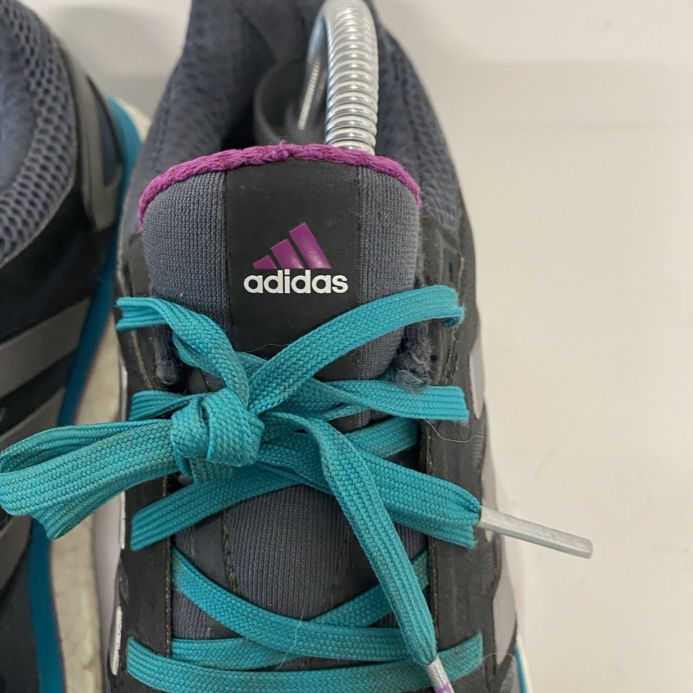 Adidas Shoes Women Size 10.5 Energy Boost Gray Athletic Running Sneakers 4112 - Picture 8 of 16